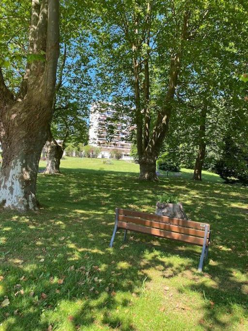 Superbe T3 Lumineux Sur Parc Arbore Avec Piscine アングレット エクステリア 写真